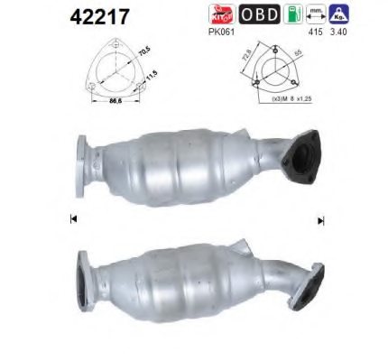 AS 42217 Catalytic Converter